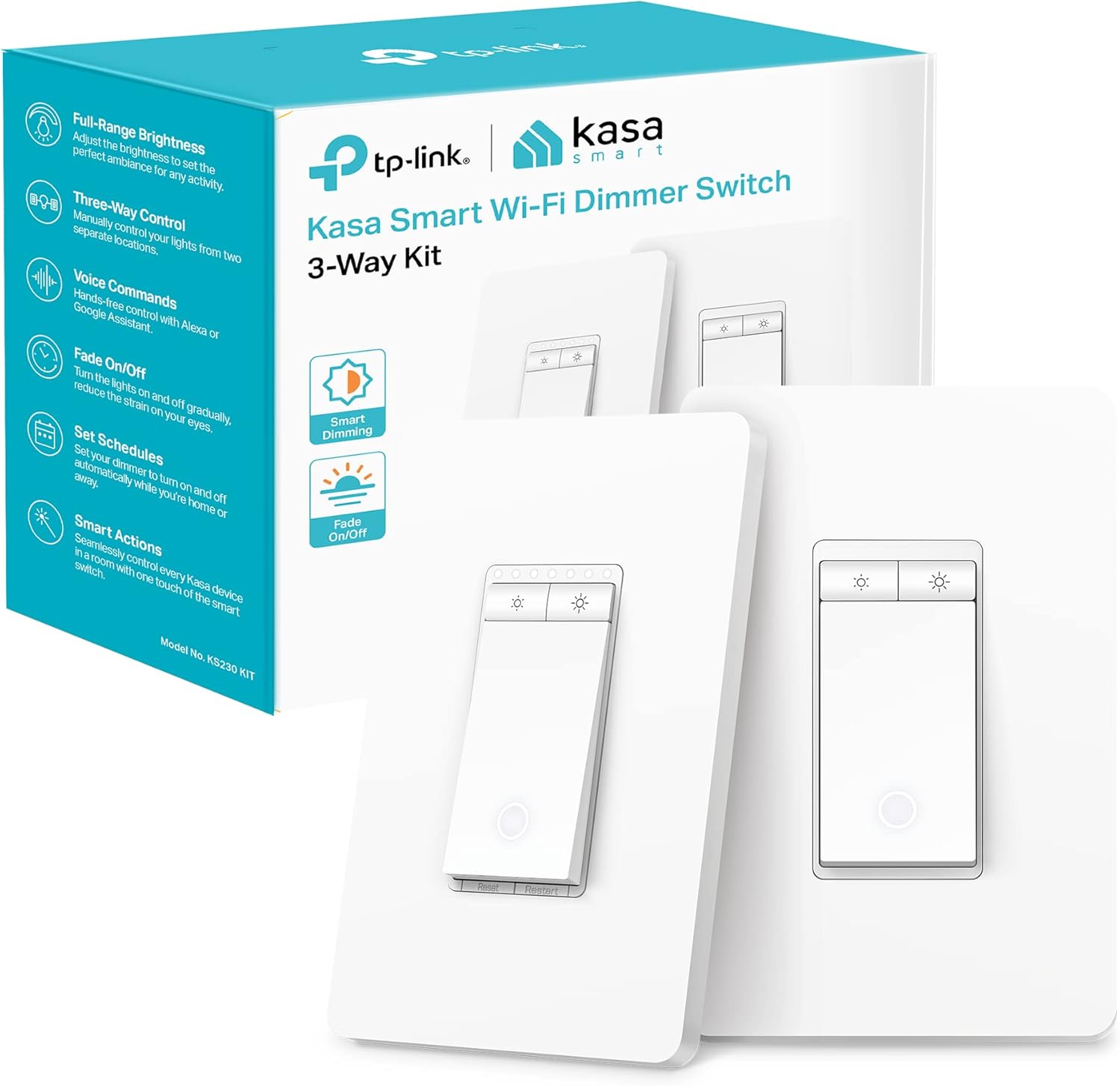 Smart Double WiFi Light Switch